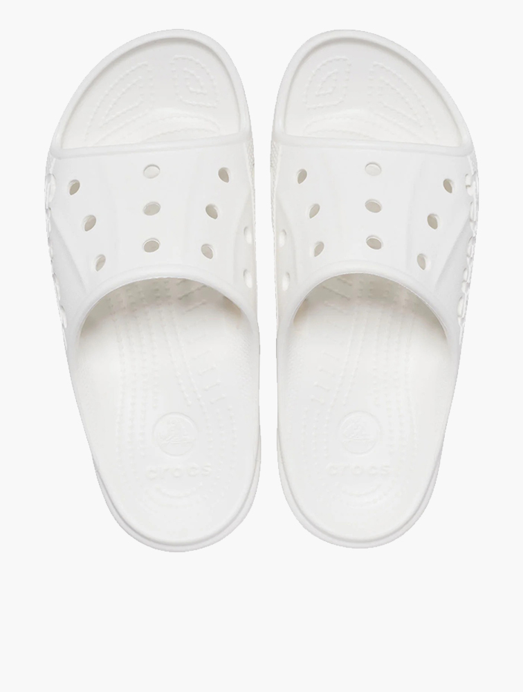 white croc slides womens